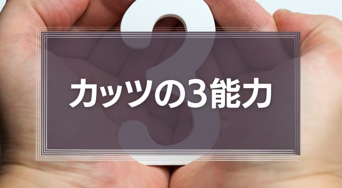 カッツの3能力について