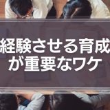 社員が“納得”するかどうかは関係ない、“経験させる育成”が重要なワケ