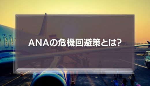 「戦力の逐次投入」をしなかったANAの危機回避策とは?長期戦を覚悟したコロナショックの乗り越え方を解説